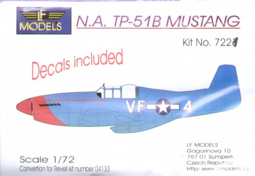 North American TP51B Mustang Blue Nose 7221