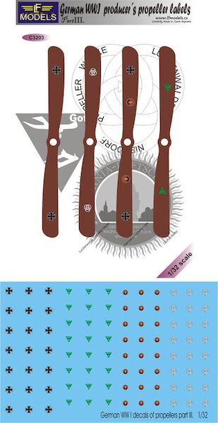 German WWI Propeller producer labels part 3 (Luckenwalde, Germania, Gotha)  c3203