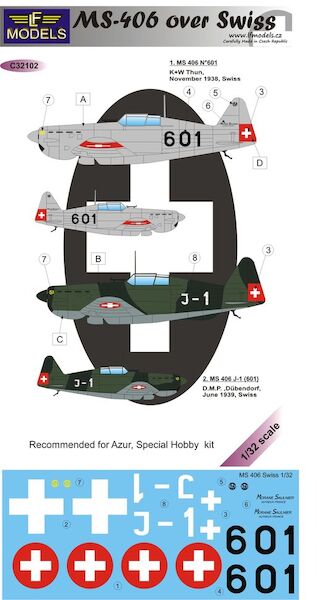 Morane Saulnier MS401 Over Swiss C32102