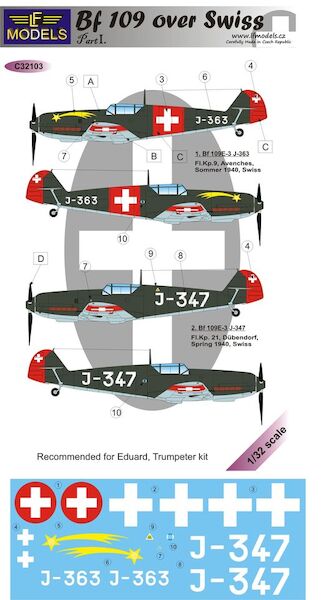Messerschmitt BF109E-3 Over Swiss Part I C32103