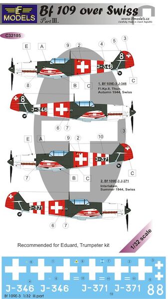 Messerschmitt BF109E-3 Over Swiss Part III C32105