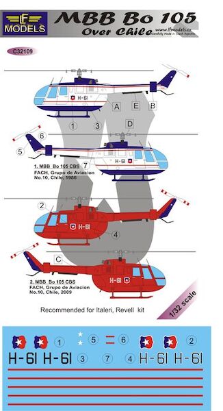 MBB Bo105 over Chile  C32109