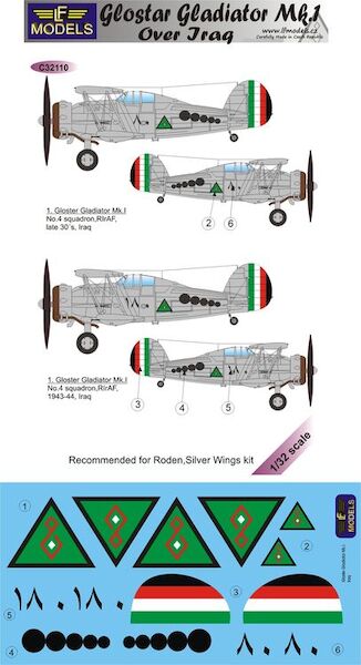 Gloster Gladiator MK1 over Iraq  C32110