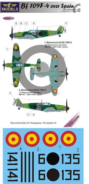 Messerschmitt BF109F-4 over Spain  C32114