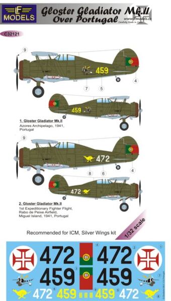 Gloster Gladiator MkII over Portugal  c32121