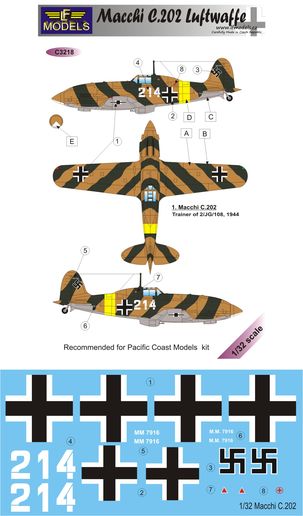 Macchi MC202 Folgore (Luftwaffe) c3218