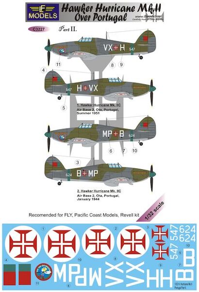 Hawker Hurricane MKII over Portugal Part II  C3227