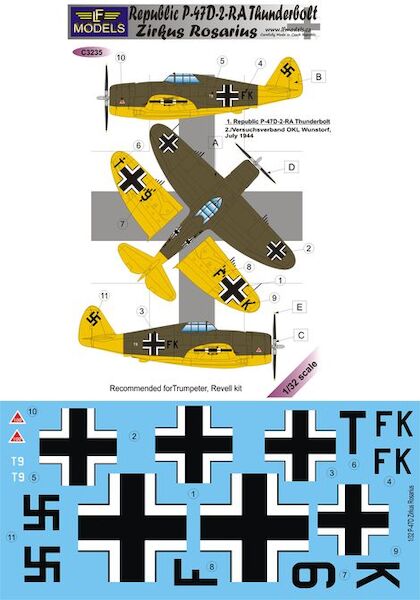 Republic P47D Thunderbolt (Zirkus Rosarius - Luftwaffe) C3235