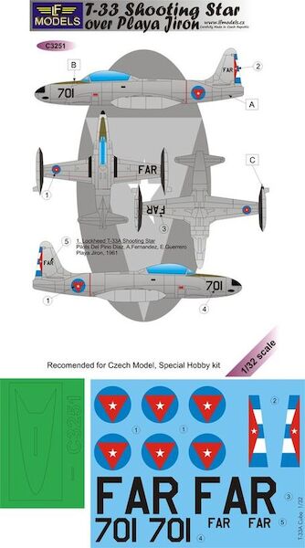 Lockheed  T33 Shooting Star over Playa Chiron  C3251