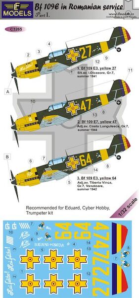 Messerschmitt BF109E In Romanian Service Part 1 C3265