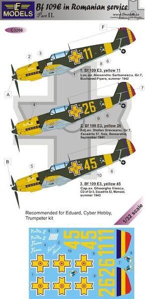 Messerschmitt BF109E In Romanian Service Part 2 C3266