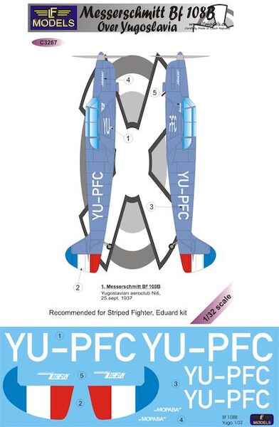 Messerschmitt BF108B Over Yugoslavia  C3267