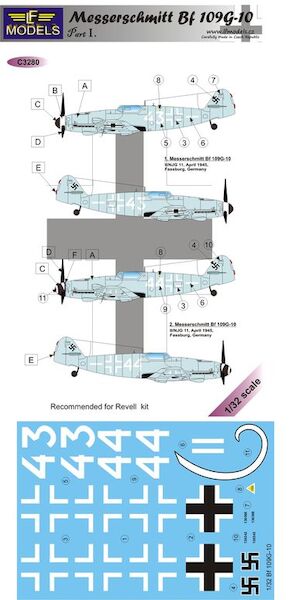 Messerschmitt BF109G-10 Part 1  C3280