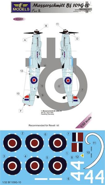 Messerschmitt BF109G-10 Part 2  C3281