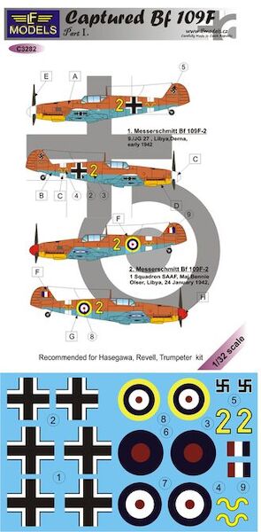 Captured Messerschmitt BF109F Part 1  C3282