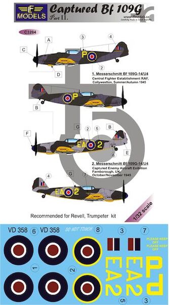 Captured Messerschmitt BF109G Part 2 C3284