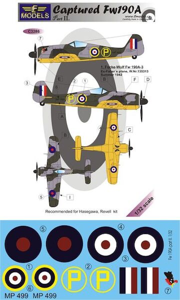 Captured Focke Wulf FW190A Part2 C3286