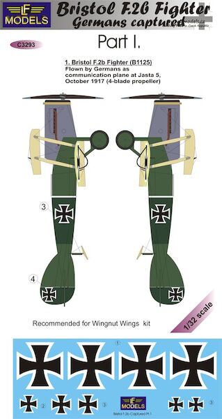 Bristol F2B Fighter german captured Part I  C3293