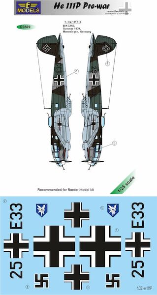 Heinkel He 111P Pre-war  c3509
