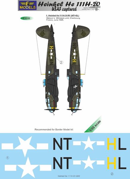 Heinkel He-111H-20 in USAF service  c3510