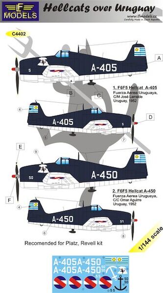 Grumman F6F-5 Hellcats over Uruguay C4402