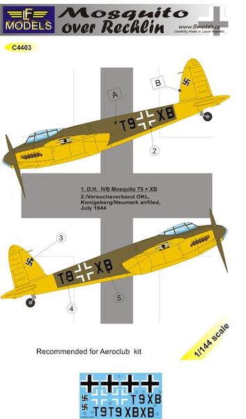 Mosquito over Rechlin  C4403