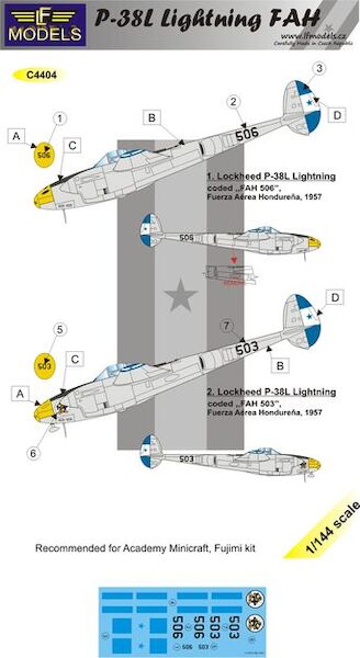 P38L Lightning (Fuerza Aerea Hondurena FAH) C4404
