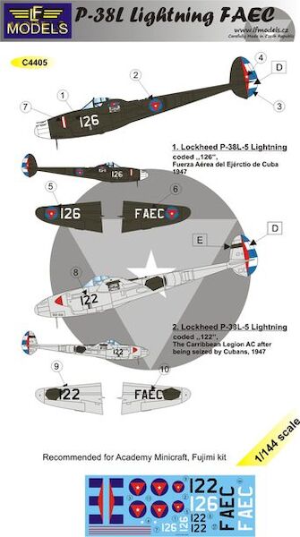 P38L Lightning (Fuerza Aerea del Ejercito de Cuba FAEC)  C4405