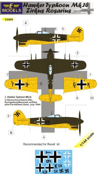 Hawker Typhoon MK1b Zirkus Rosarius  C4409