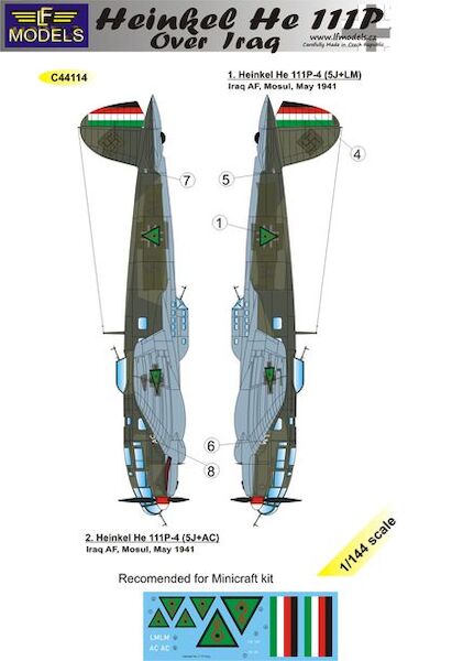 Heinkel He111P over Iraq  C44114