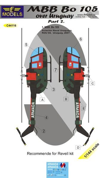 MBB Bo105 over Uruguay part 2  C44116