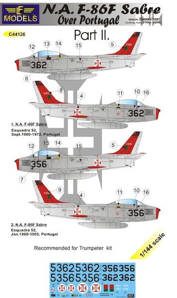 NA F86F Sabre over Portugal part 2  C44126