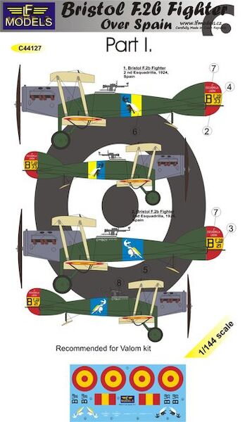 Bristol F2B Fighter over Spain part 1 C44127