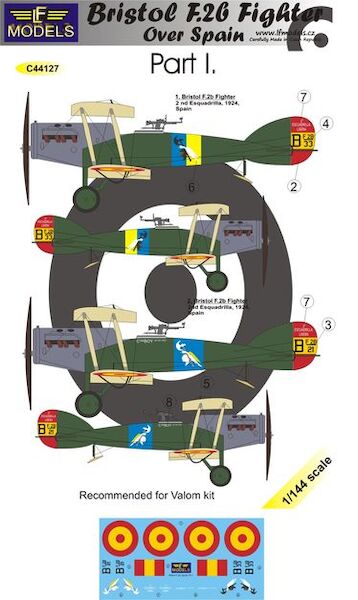 Bristol F2B Fighter over Spain part 1  C44127