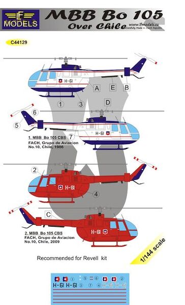 MBB Bo105 over Chili C44129