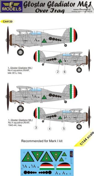 Gloster Gladiator MK1 over Iraq  C44130