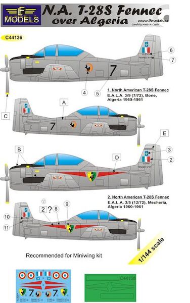 NA T28S Fennec over Algeria  c44136