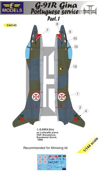 Fiat G91R Gina in Portugese service part 1  c44145