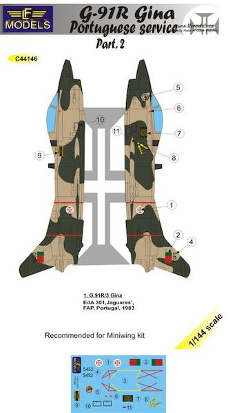 Fiat G91R Gina in Portugese service part 2  c44146