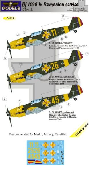 Messerschmitt BF109E in Romanian Service Part 2  C4415