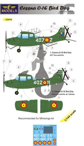 Cessna O1E Bird Dog in Spanish Service C4416