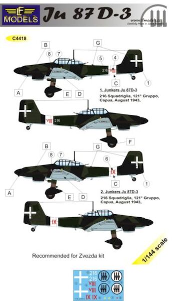 Junkers Ju87D-3 in Italian Service C4418