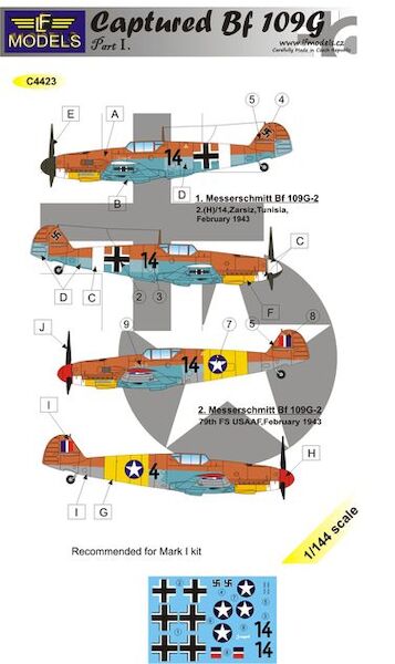 Captured Messerschmit BF109G part 1 C4423