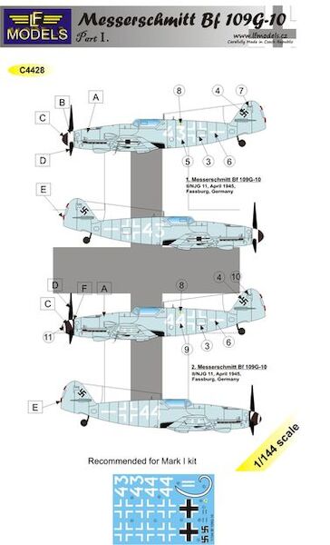 Messerschmitt BF109G-10 Part 1  C4428