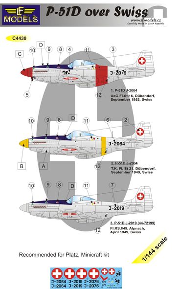P51D Mustang over Swiss  C4430