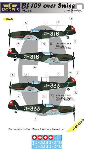 Messerschmitt BF109 over Swiss (BF109E) Part 4 C4434