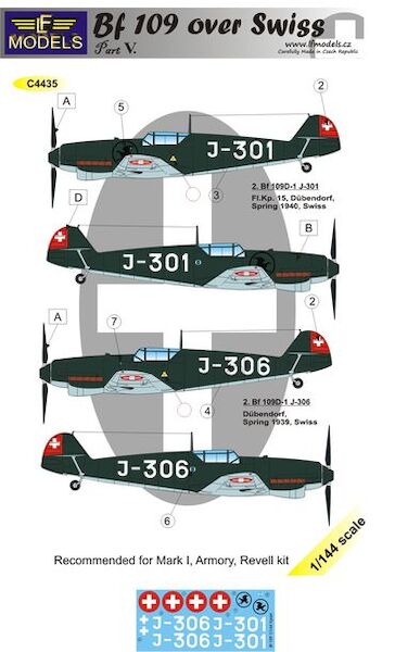 Messerschmitt BF109 over Swiss (BF109D) Part 5  C4435