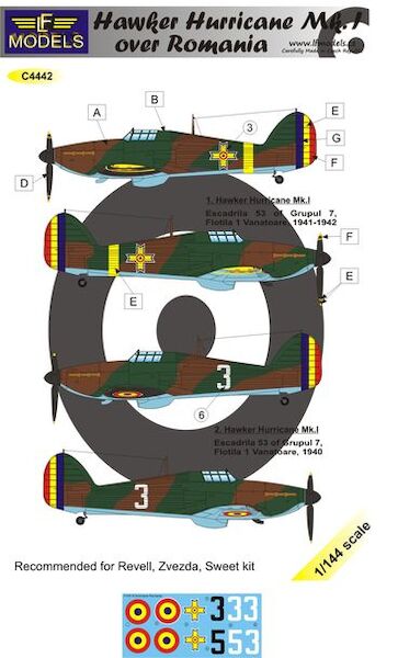 Hawker Hurricane MK1 over Romania  C4442