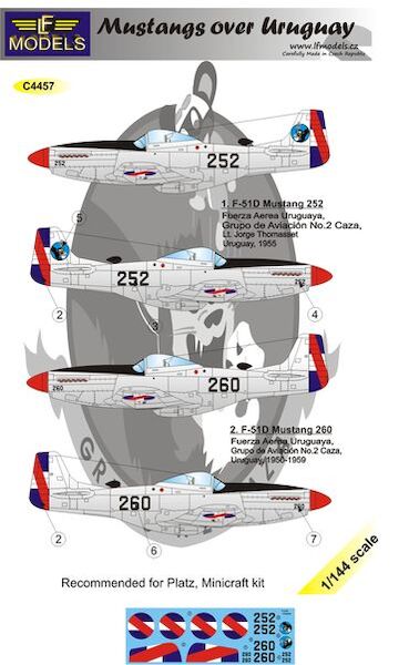 F51D Mustangs over Uruguay  C4457