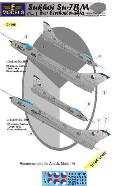 Sukhoi Su7BM Fitter over Czechoslovakia Part 1 C4465
